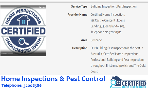 Home Inspections and Pest Control Brisbane